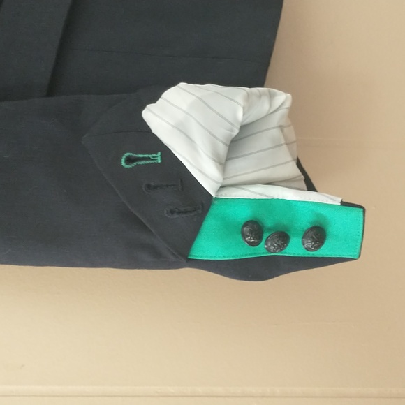 Navy blue GAP The Academy Blazer, green and pinstripe lining, size 4, like new! - Picture 6 of 10